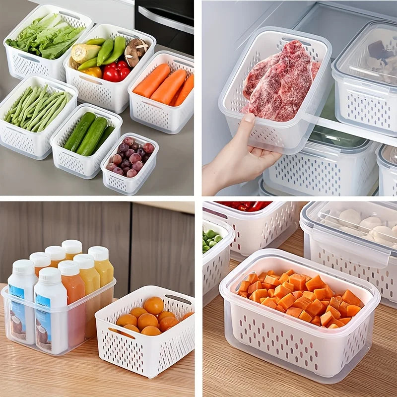 Plastic Food Storage Containers | Airtight, Stackable & BPA-Free