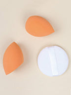 12pcs Multi - Functional Makeup Brush Set with Sponges & Powder Puff - FINDS & FAVES