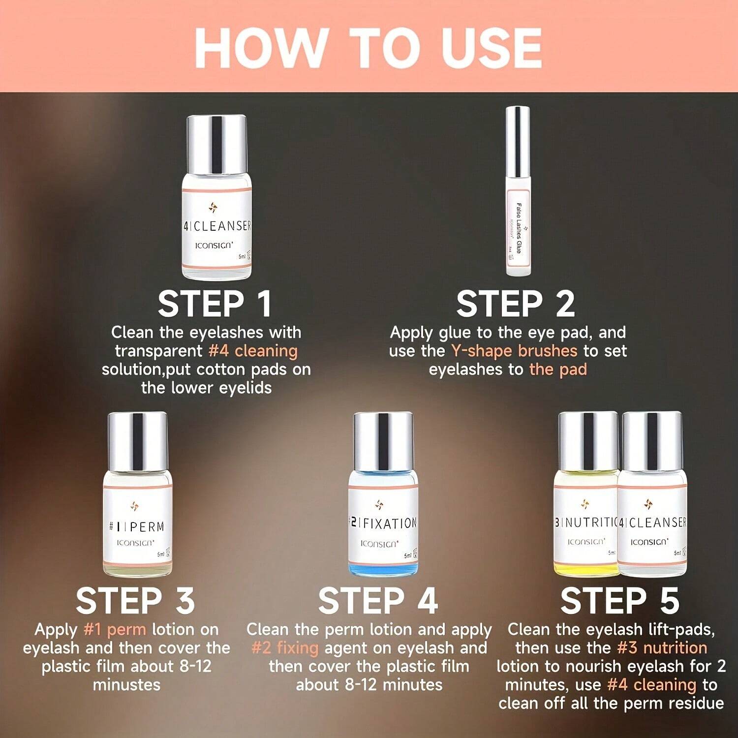 Professional Lash Lift Kit – Eyelash Perm & Curling Set with Upgraded Glue