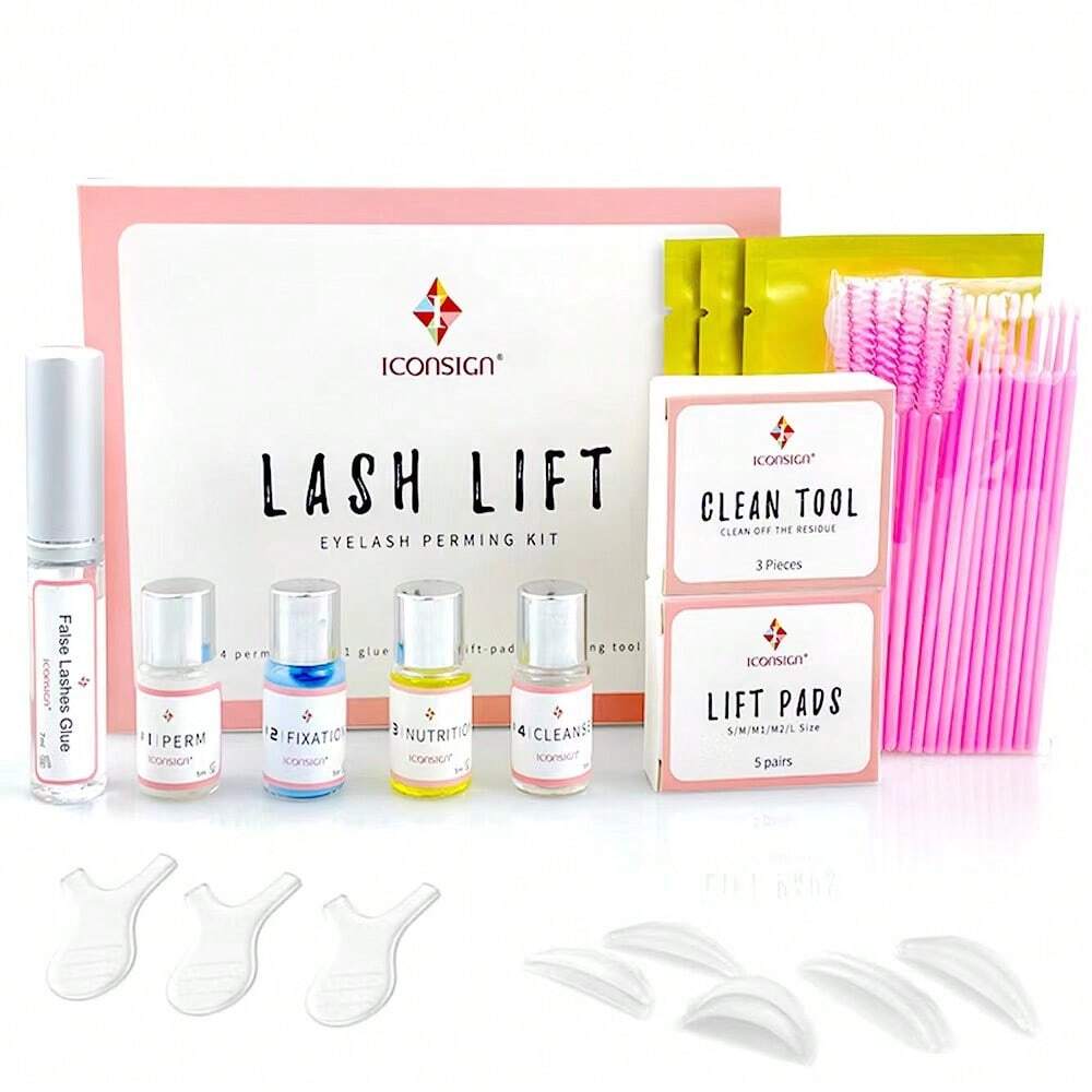 Professional Lash Lift Kit – Eyelash Perm & Curling Set with Upgraded Glue