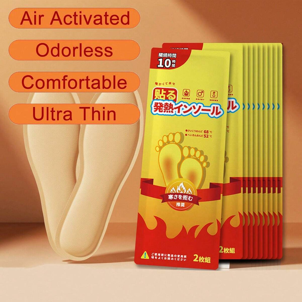 Foot Toe Warmers UK – 10-Hour Instant Heat Insoles for Winter Comfort