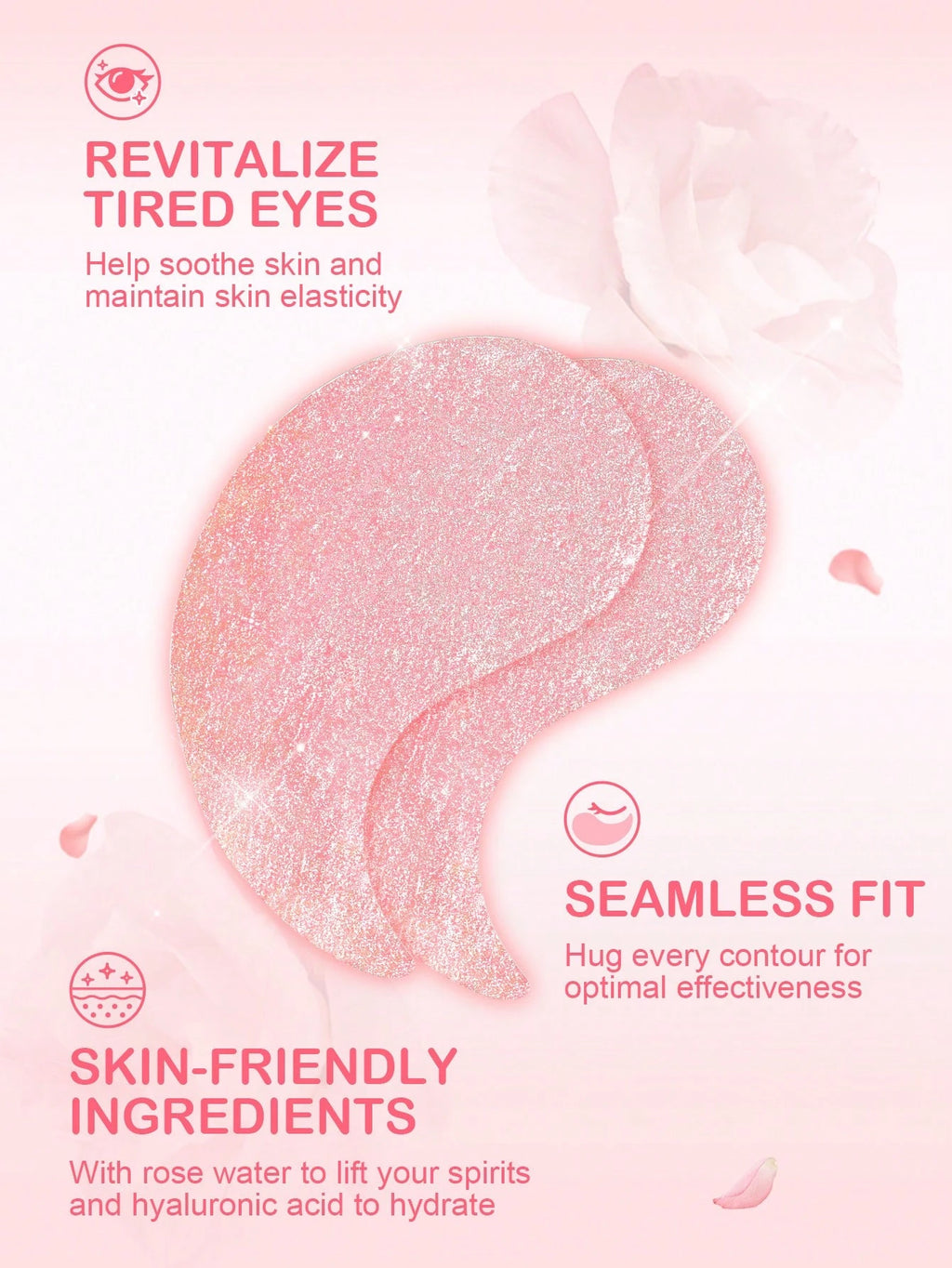 SlowSunday Rose Eye Mask | Luxurious Rose Scented Sleep Mask