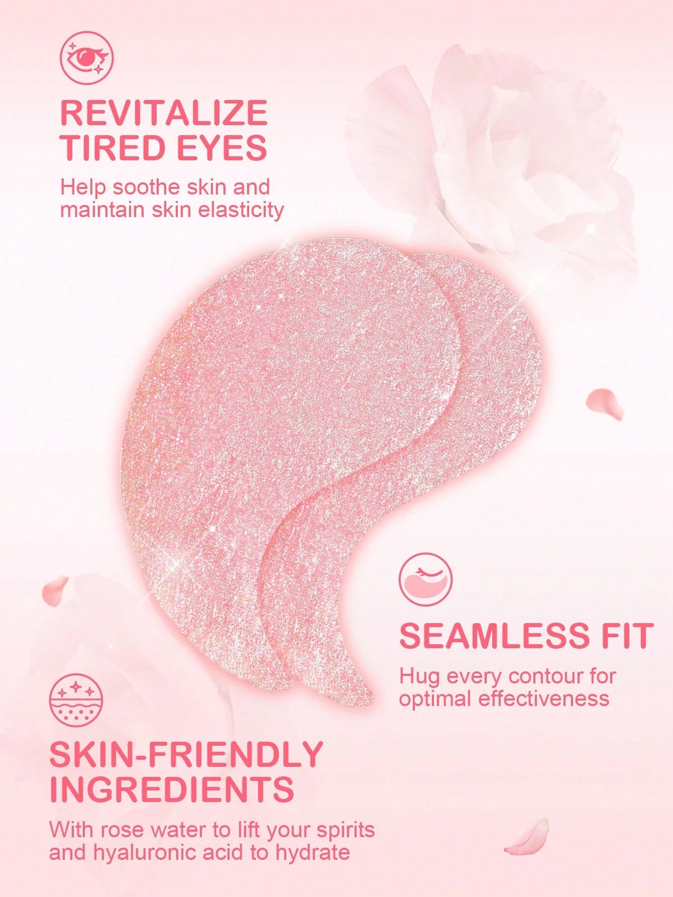 SlowSunday Rose Eye Mask | Luxurious Rose Scented Sleep Mask
