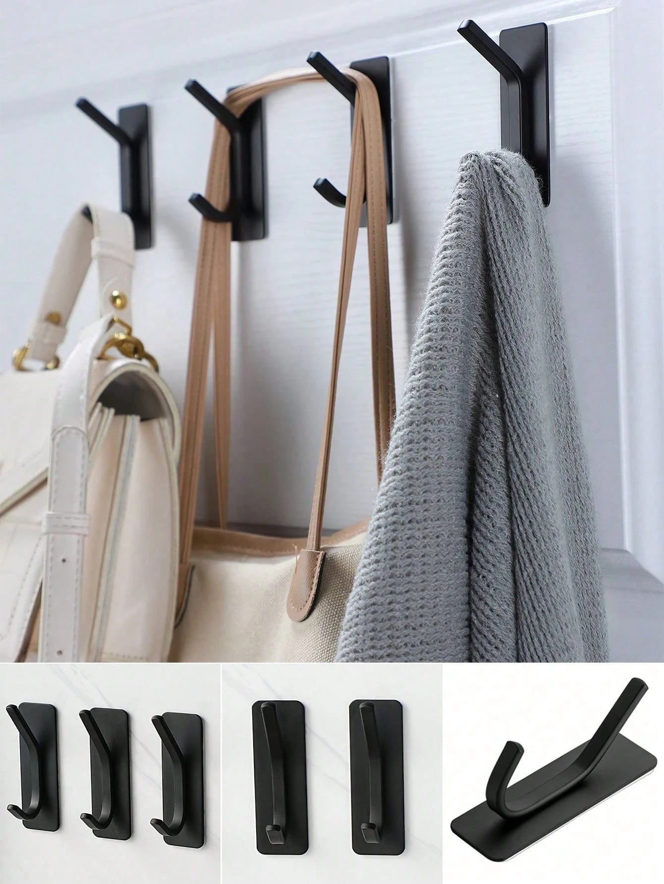 Strong Adhesive Wall Hooks UK – Heavy Duty Waterproof Hooks for Home & Bathroom