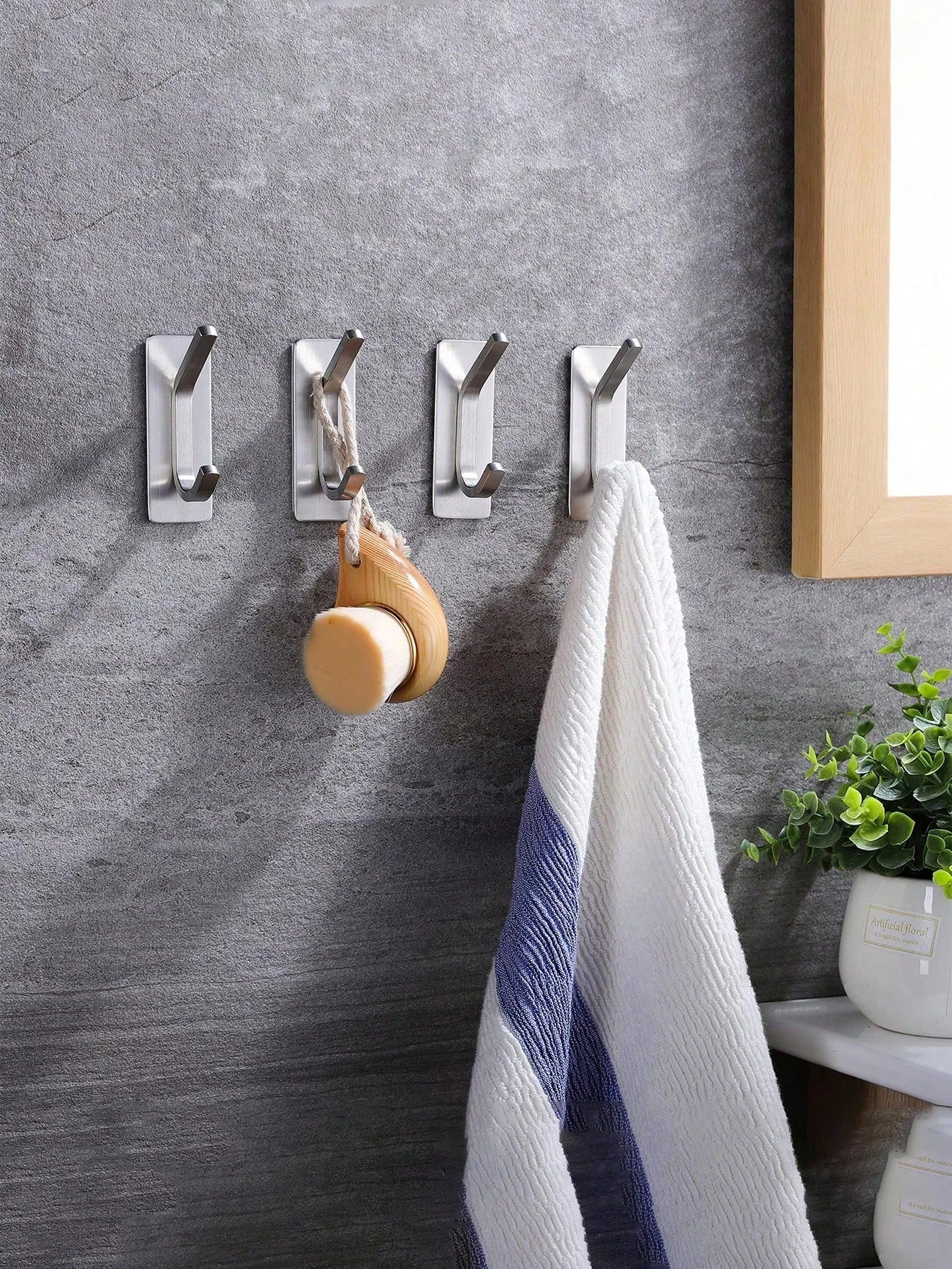 Strong Adhesive Wall Hooks UK – Heavy Duty Waterproof Hooks for Home & Bathroom
