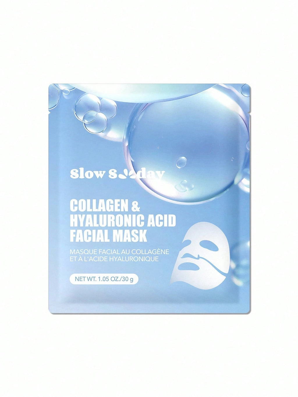 SlowSunday Collagen & Hyaluronic Acid Face Mask – Deep Hydration UK