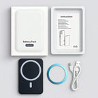 5000mAh Magnetic Wireless Power Bank | 15W Fast Charger for iPhone & Android