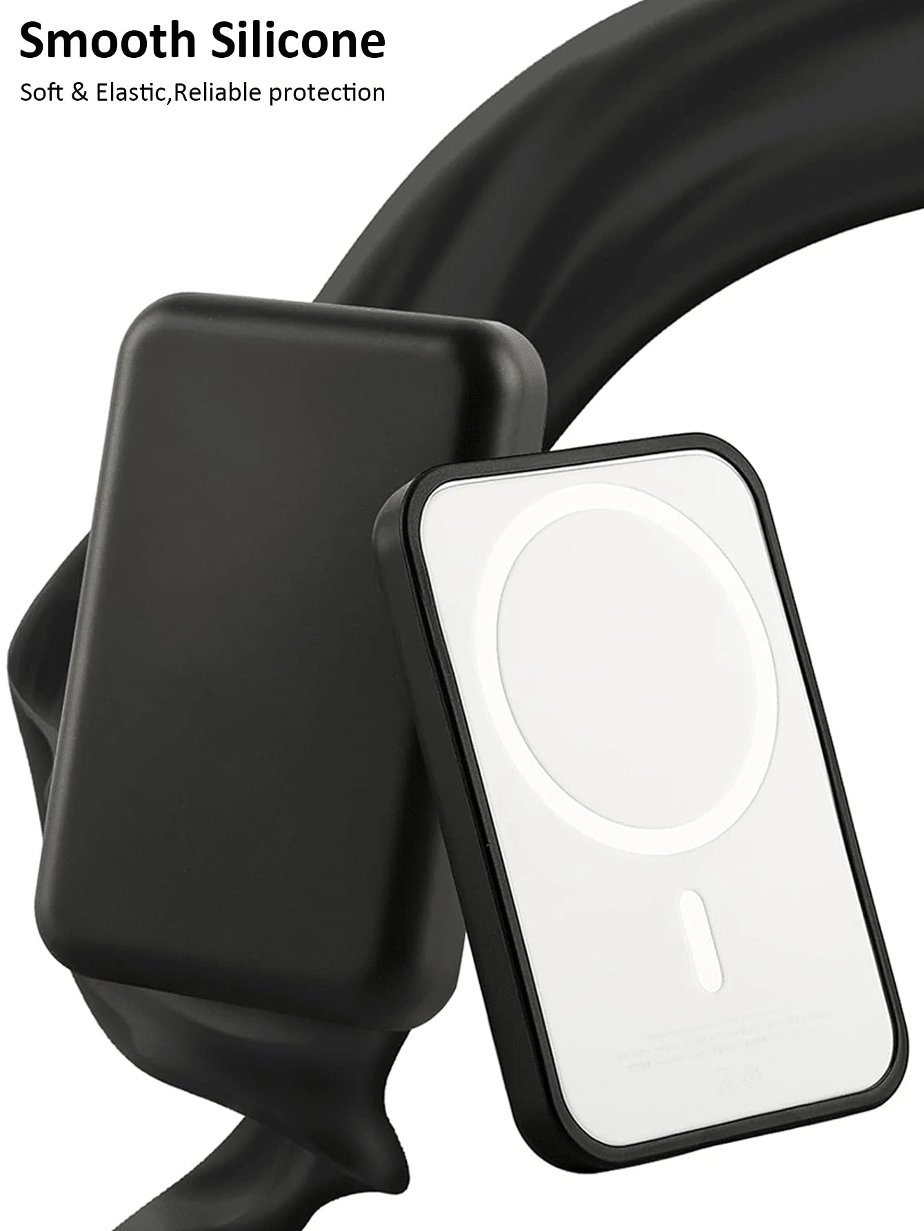 Magnetic Power Bank Case for iPhone | MagSafe Compatible Soft TPU Cover