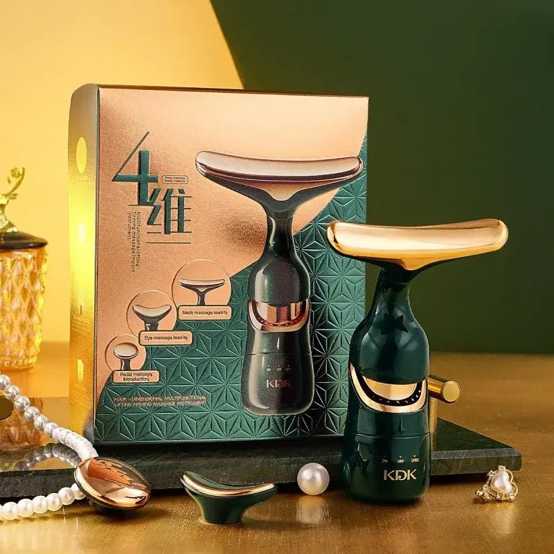 3 in 1 EMS Facial Lifting Device – Neck, Eye & Face Massager - FINDS & FAVES