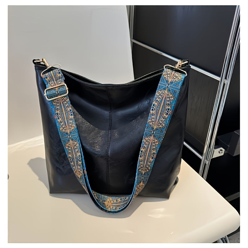 Bohemian Style Large Capacity Women’s Shoulder Bag – Boho Chic Casual Tote