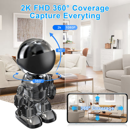 Wi-Fi Enabled Robot Camera With Night Vision