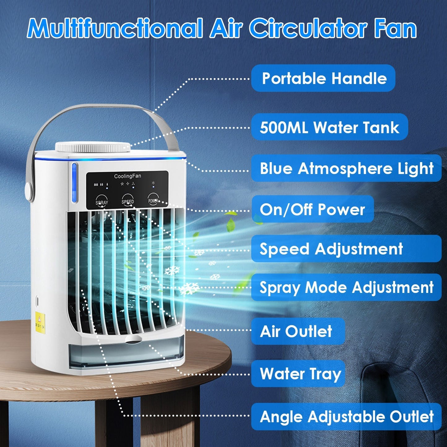 Portable Air Conditioner Fan