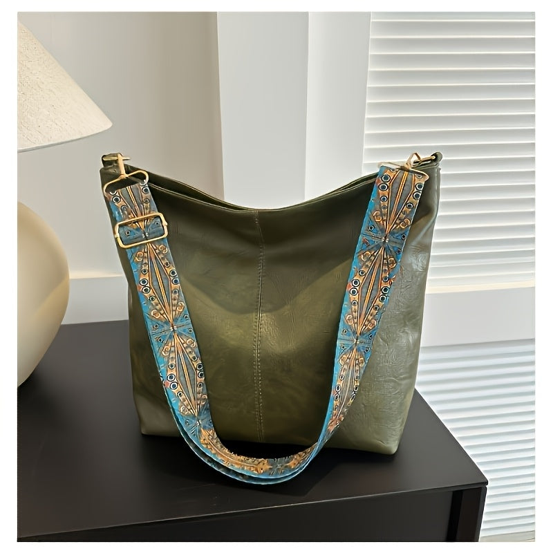 Bohemian Style Large Capacity Women’s Shoulder Bag – Boho Chic Casual Tote