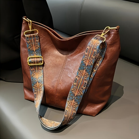 Bohemian Style Large Capacity Women’s Shoulder Bag – Boho Chic Casual Tote