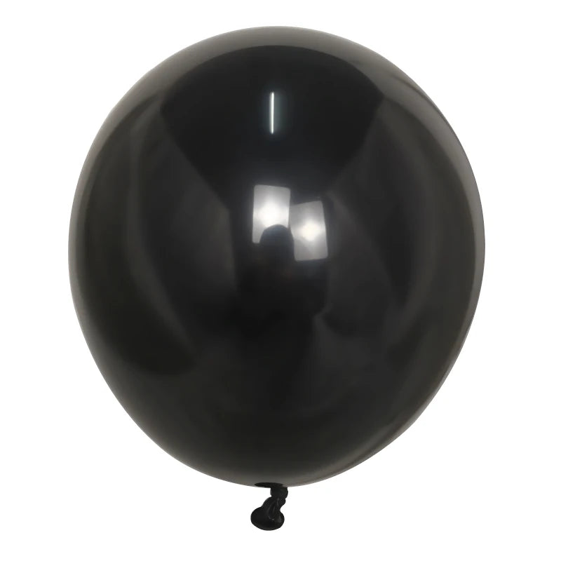 30pcs Black & Orange Halloween Balloons – Pumpkin Ghost Party Decor
