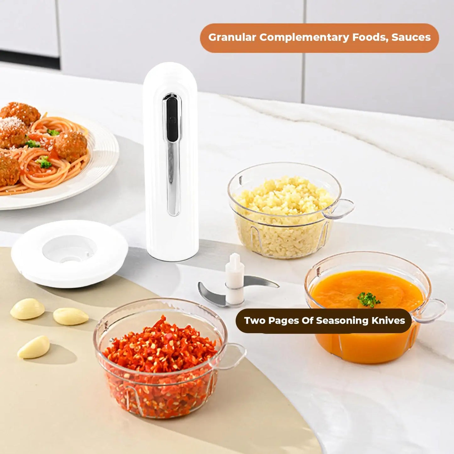 Portable USB electric food grinder