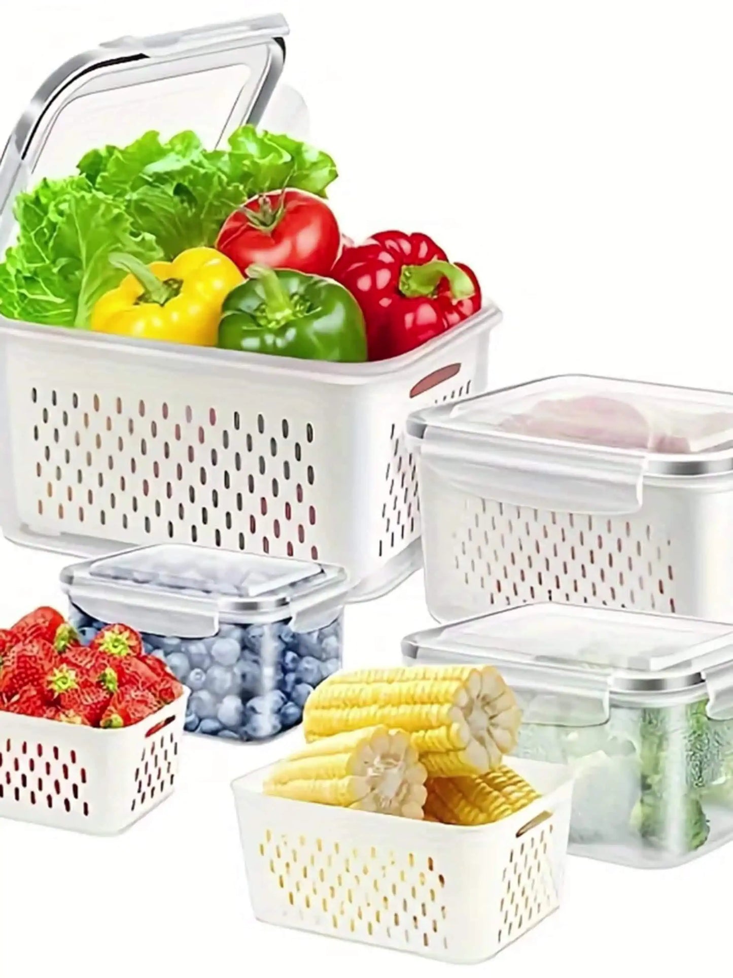 Plastic Food Storage Containers | Airtight, Stackable & BPA-Free