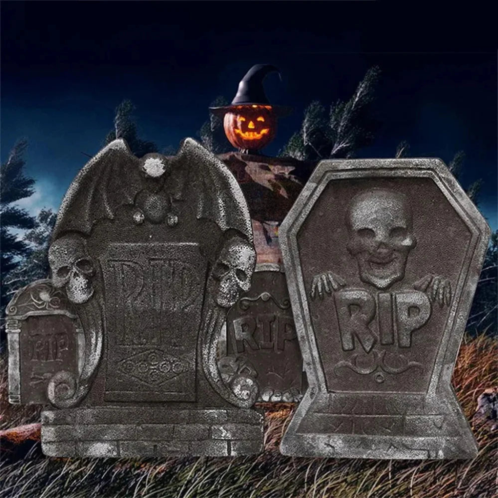 Halloween Tombstone Decoration – Spooky Graveyard Prop for Outdoor & Indoor Decor