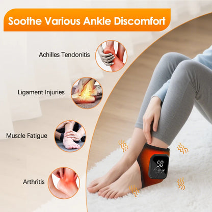 Electric Heat And Vibration Ankle Massager