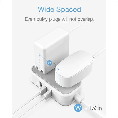 Small Power Strip Extension Cord