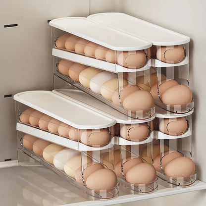 Bilayer Fridge Egg Storage Box