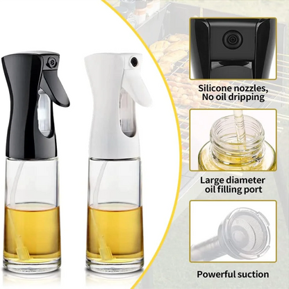 Oil Cooking Spray Bottle | Refillable Olive Oil Mister for Kitchen