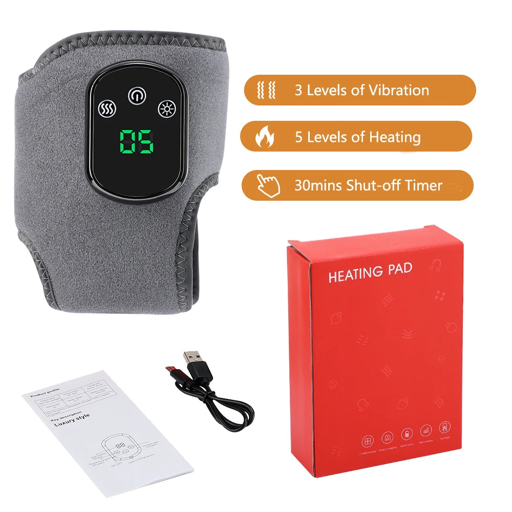 Electric Heat And Vibration Ankle Massager