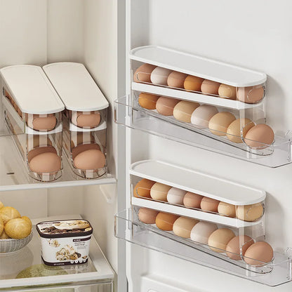 Bilayer Fridge Egg Storage Box