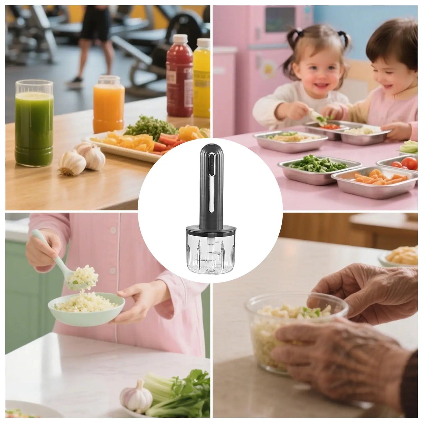 Portable USB electric food grinder