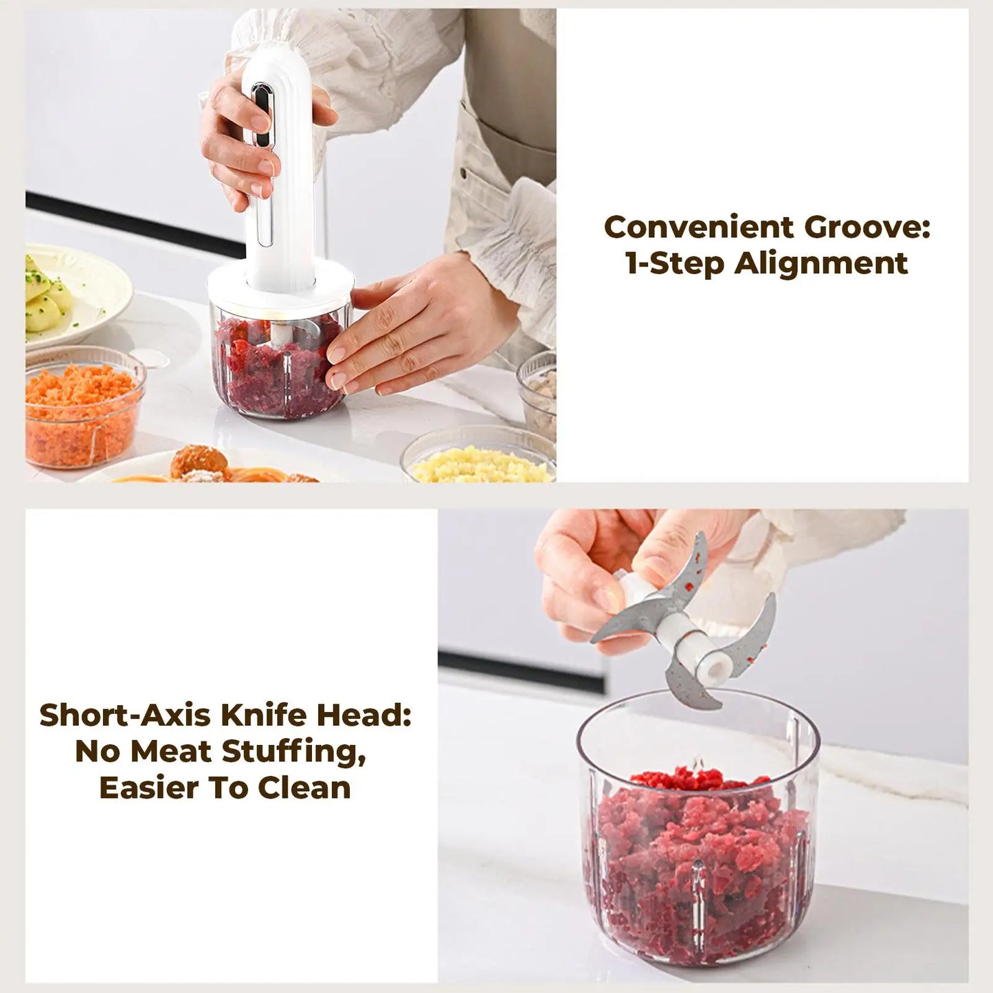 Portable USB electric food grinder