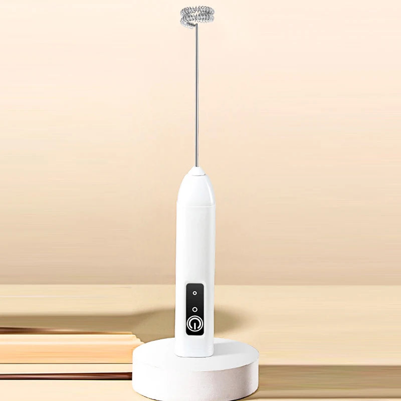 Electric Milk Frother Handheld Egg Beater