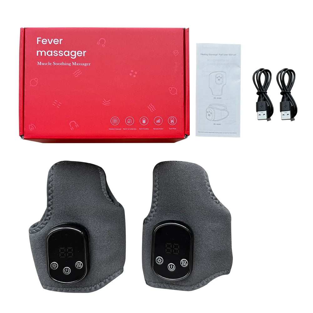 Electric Heat And Vibration Ankle Massager