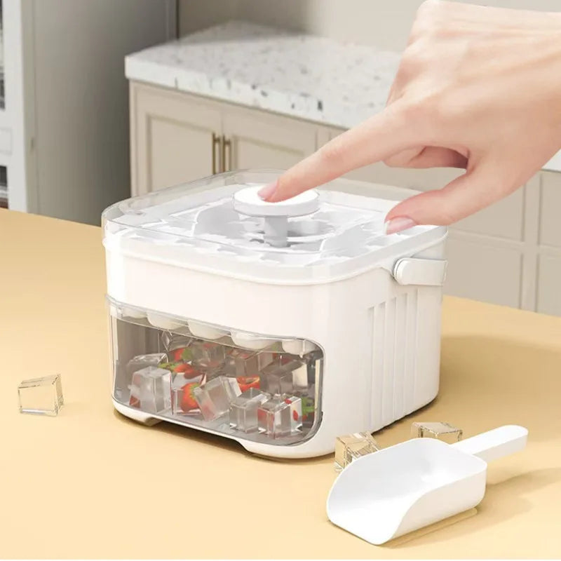 Ice Cube Maker - Quick & Easy Home Ice Tray Machine