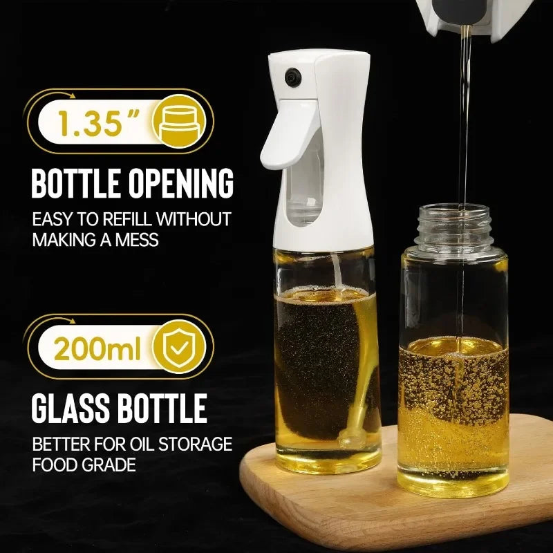 Oil Cooking Spray Bottle | Refillable Olive Oil Mister for Kitchen