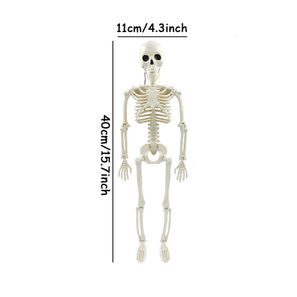 Halloween Skeleton Decoration – Humanoid Skeleton Prop | Haunted House, Home, Balcony & Party DIY Supplies