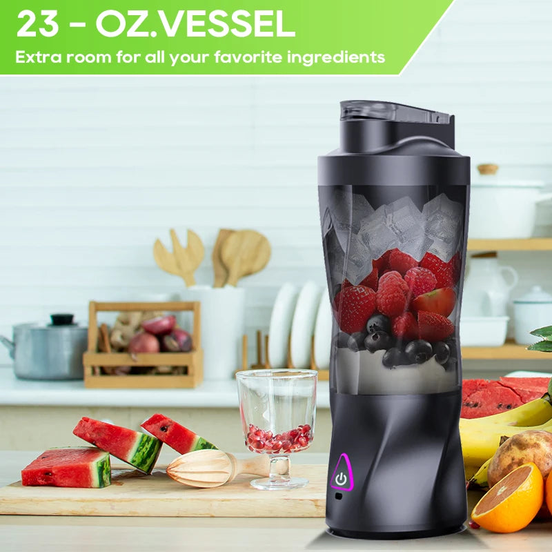 Electric Portable Juicer Fresh Fruit Mixer 700ML