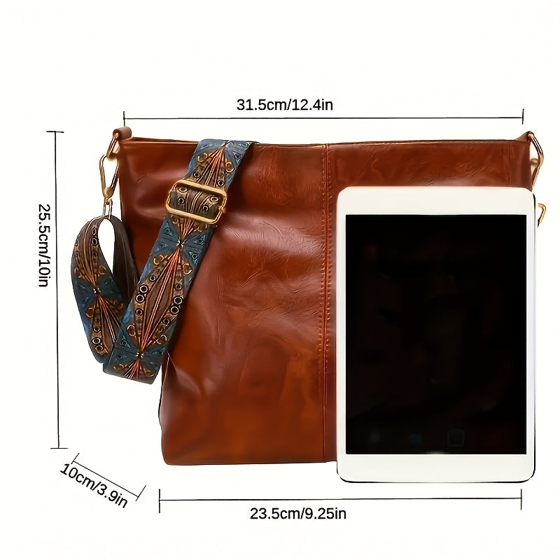 Bohemian Style Large Capacity Women’s Shoulder Bag – Boho Chic Casual Tote