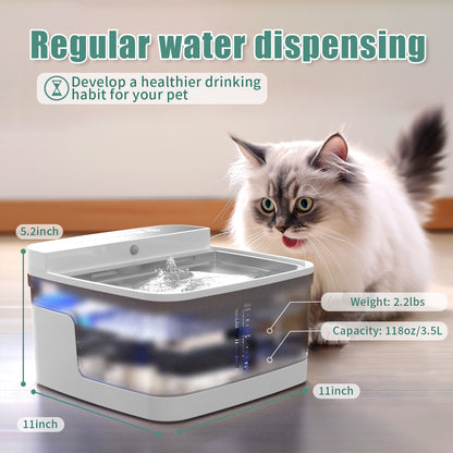 Automatic Cat Water Dispenser – Pet Fountain with Filter for Fresh & Clean Drinking Water