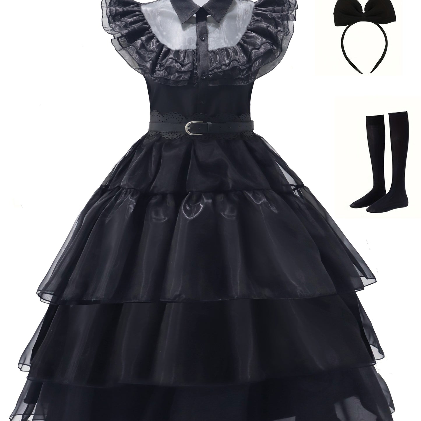 Women’s Birthday Party Long Dress – Halloween Cosplay Costume Ball Gown, Elegant Party Maxi Dress for Events & Celebrations