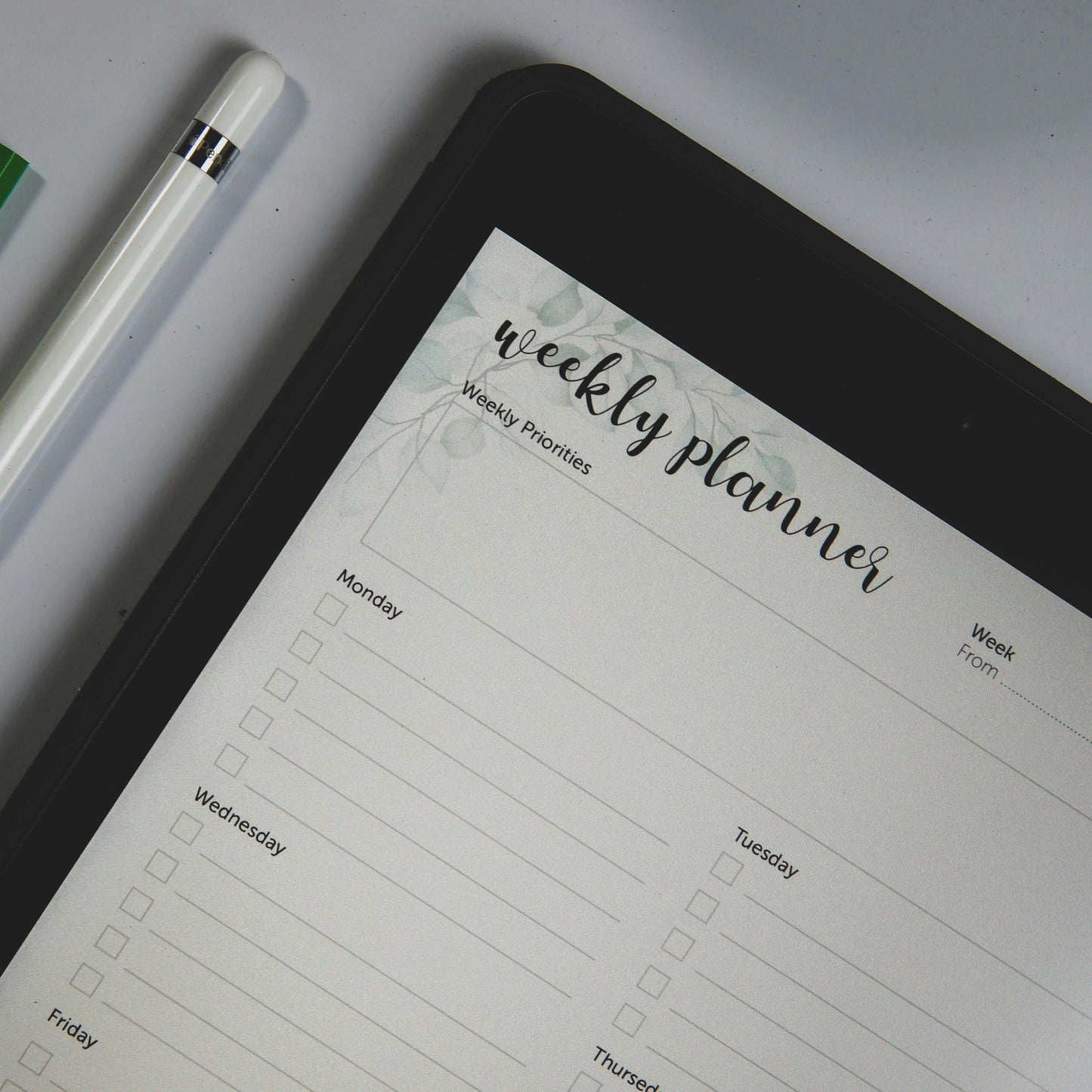 Luxury Digital Planner | Minimalist Daily & Weekly Organizer PDF & iPad