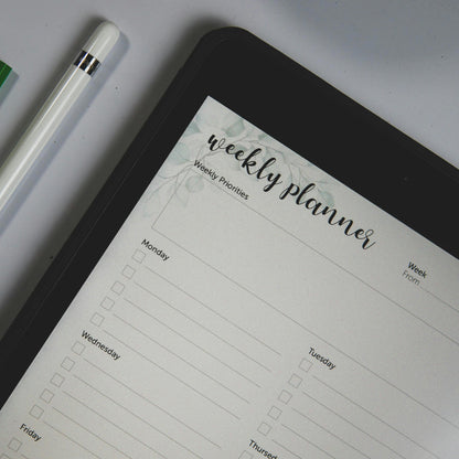 Luxury Digital Planner | Minimalist Daily & Weekly Organizer PDF & iPad