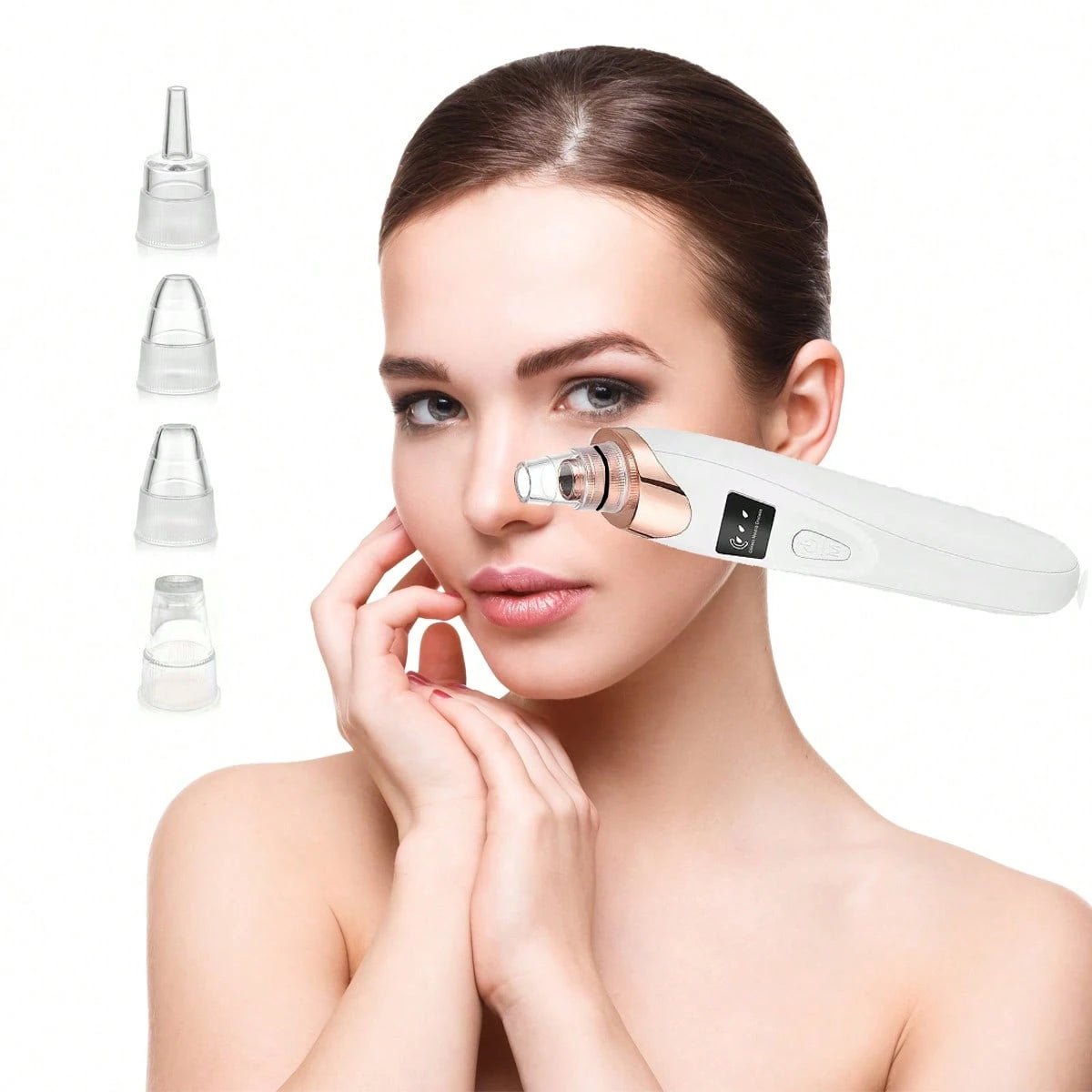 Portable Electric Blackhead Remover – Acne & Whitehead Vacuum Device 400mAh - FINDS & FAVES