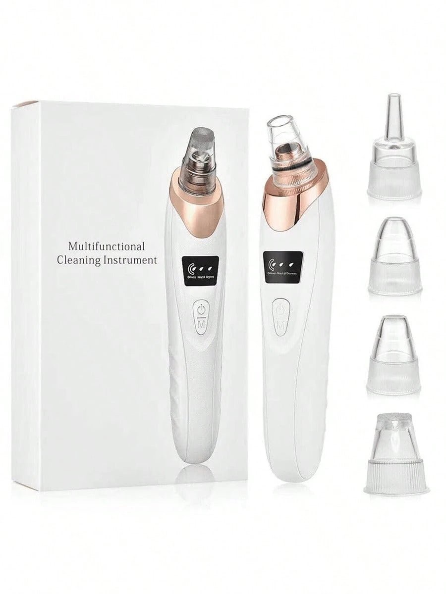 Portable Electric Blackhead Remover – Acne & Whitehead Vacuum Device 400mAh - FINDS & FAVES